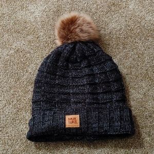 Muk Luks lined beanie